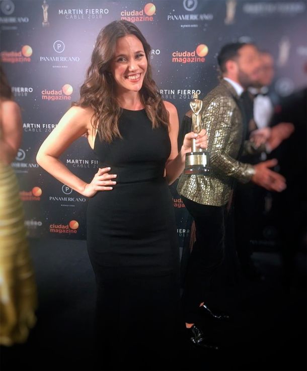 Luciana Rubinska ganó como mejor periodista deportiva