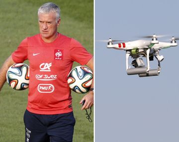 Espionaje en el Mundial: el técnico de Francia denuncia que lo vigilan con drones