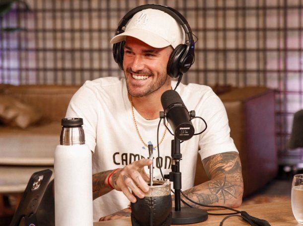 Rodrigo de Paul imitó a Guillermo Francella e hizo reír a todos: ¿Querés que entre de vuelta?