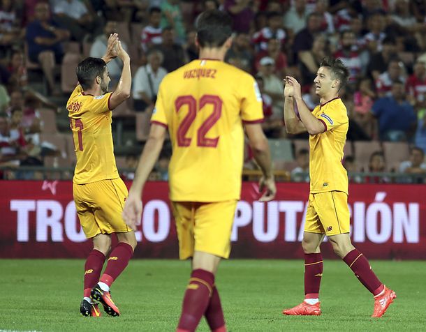 Mirá el golazo de Luciano Vietto; el primero con la camiseta del Sevilla