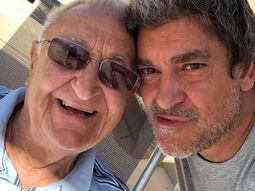 El arquitecto con su hijo Roberto Javier