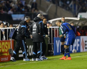 Preocupa la lesión de Palacio: ¿qué pasa si no llega a Brasil?