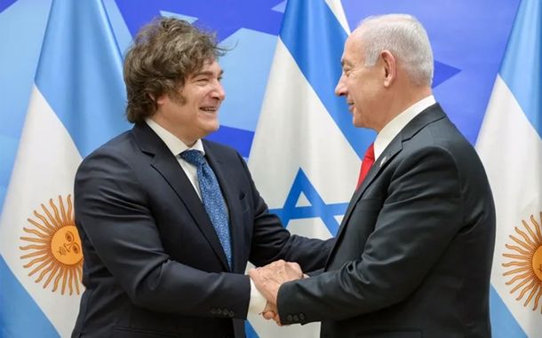 Javier Milei y Benjamin Netanyahu: aliados.