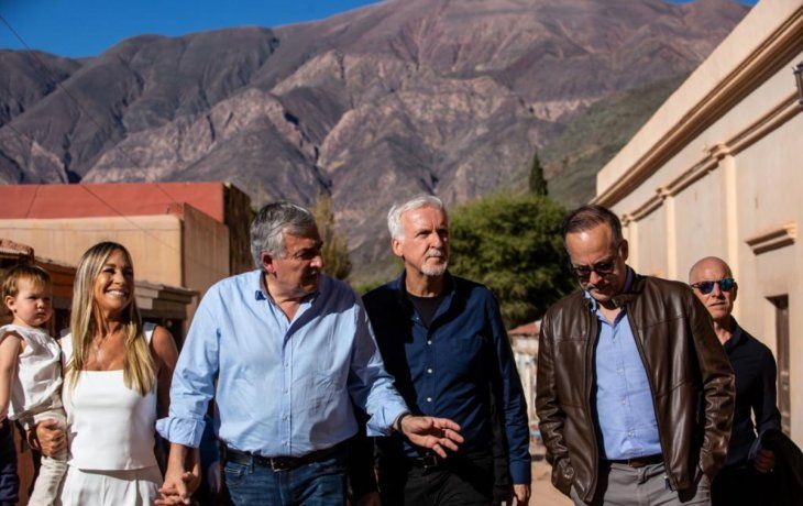 James Cameron visitó Jujuy y recorrió Purmamarca junto al gobernador Morales