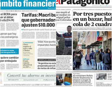 Tapas de diarios del martes 24 de abril de 2018