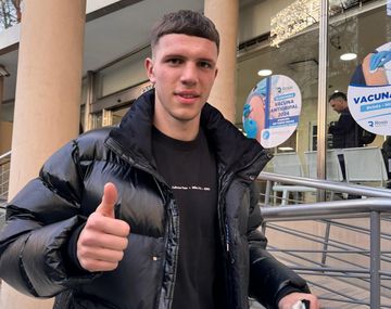 Franco Carboni se hizo la revisión médica para ser refuerzo de River