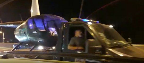 Así se llevó la Policía el helicóptero con el que un narco se quiso fugar del Penal de Ezeiza