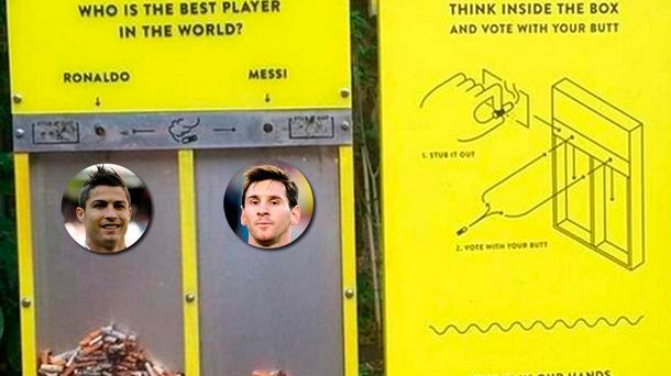 Cristiano Ronaldo o Messi, una encuesta a prueba de humo