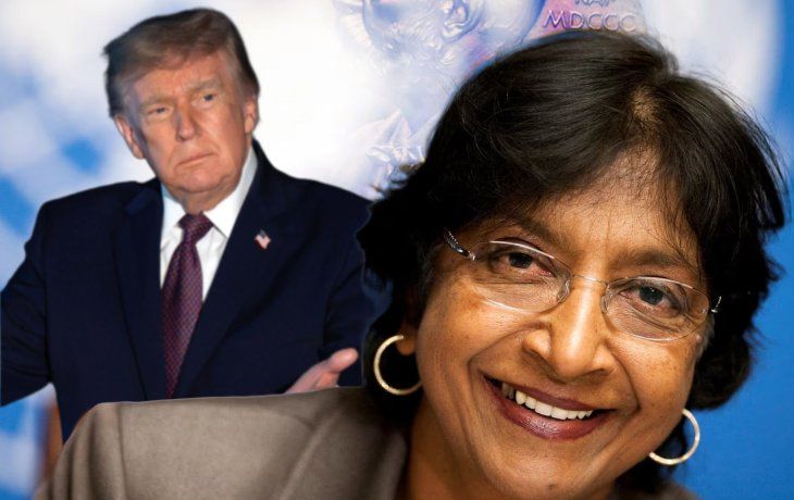 Tras ganar el Nobel de la Paz, Navanethem Pillay bromeó sobre la desesperación de Trump por obtenerlo