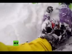 asi rescataron a un esquiador en una avalancha asi rescataron a un esquiador en una avalancha