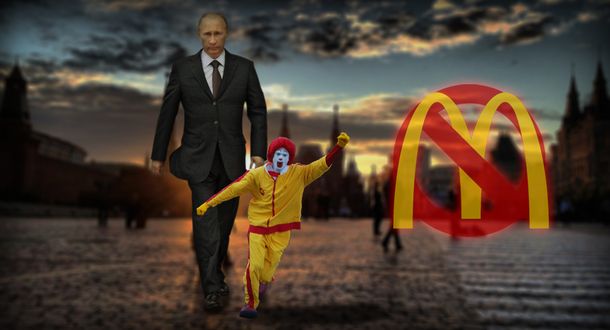 Putin quiere echar a McDonalds de Rusia en represalia por la política de EEUU