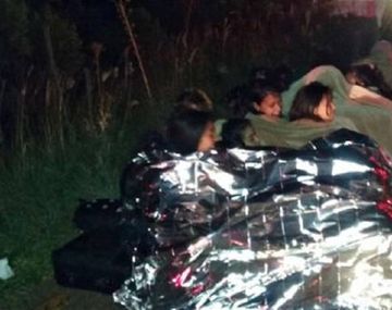 Los estudiantes pasaron la noche a la intemperie
