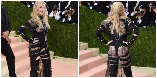 ¿Qué se puso? El polémico look de Madonna en la gala anual del MET
