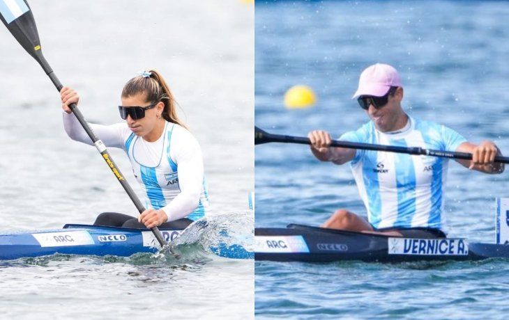 Vernice y Rojas se clasificaron a semis en canotaje en los JJOO