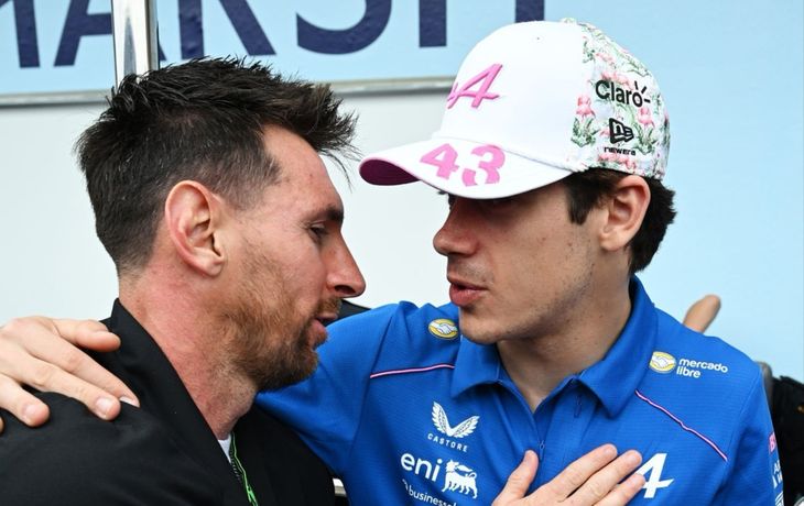 El posteo de Messi tras ver la Formula 1 en Miami: la respuesta de Colapinto