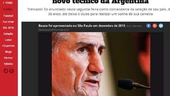 medios del mundo destacaron la designacion de bauza como dt de la seleccion medios del mundo destacaron la designacion de bauza como dt de la seleccion