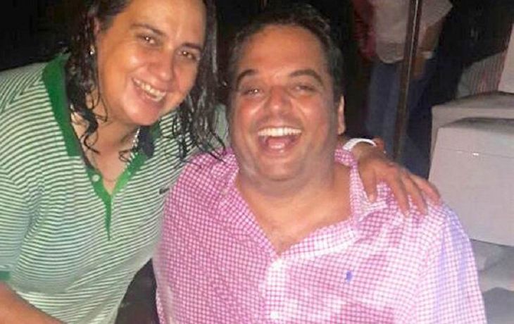 Sandra Heredia y el ministro Jorge Triaca