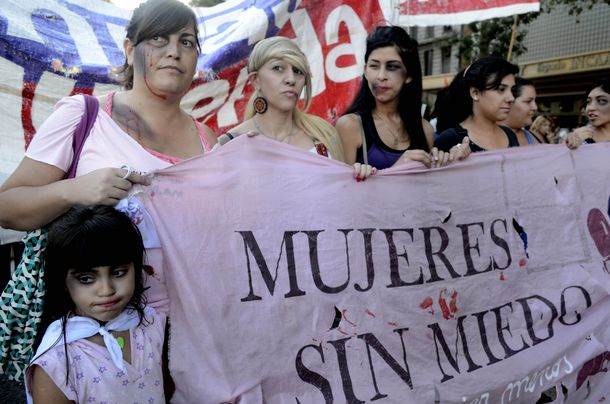 Marcha en el Día Internacional de la Mujer