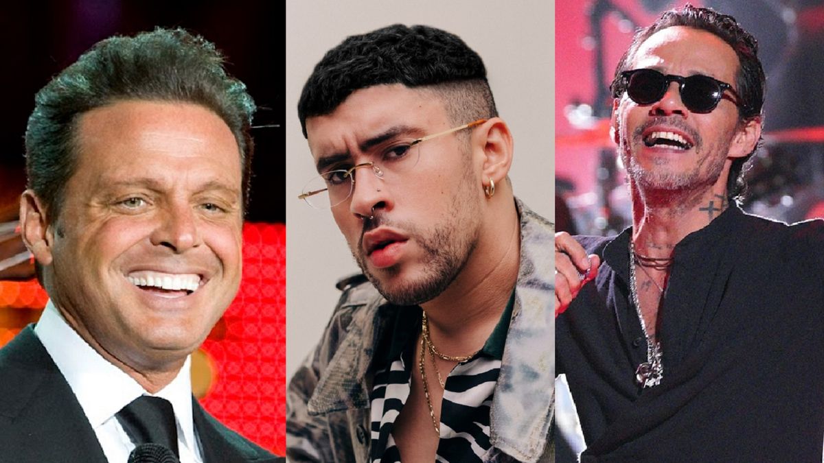 Luis Miguel, Marc Anthony Y Bad Bunny Fueron Coronados Como Los Latinos ...