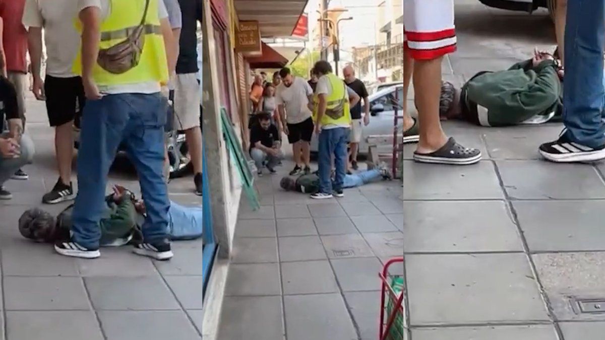 Castelar: vecinos atraparon a un ladrón, lo ataron y lo entregaron a la ...