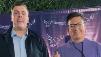Daniel Parisini, el Gordo Dan, junto a Pablo López.