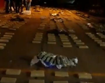 Estos son algunos de los panes de marihuana decomisados