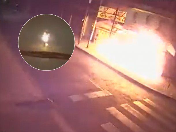 Un hombre intentó prender fuego un local de Juntos por el Cambio en Morón y quedó envuelto en llamas