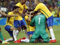 no hubo maracanazo: brasil le gano por penales a alemania y se llevo el oro no hubo maracanazo: brasil le gano por penales a alemania y se llevo el oro