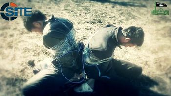 isis difunde fotos de la ejecucion con explosivos de tres soldados de al qaeda isis difunde fotos de la ejecucion con explosivos de tres soldados de al qaeda