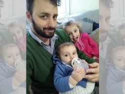 Matías Criado es psicólogo y padre de dos, una nena de 7 y un nene de 2.