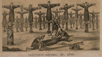 El grupo de los 26 mártires de Japón fue encabezado por San Pablo Miki. El grupo de los 26 mártires de Japón fue encabezado por San Pablo Miki.
