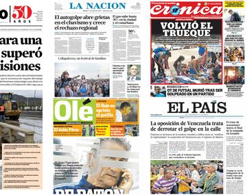 Tapas de diario del sábado 1 de abril de 2017