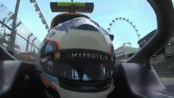 franco colapinto quedo undecimo tras la practica 1 en el gran premio de singapur