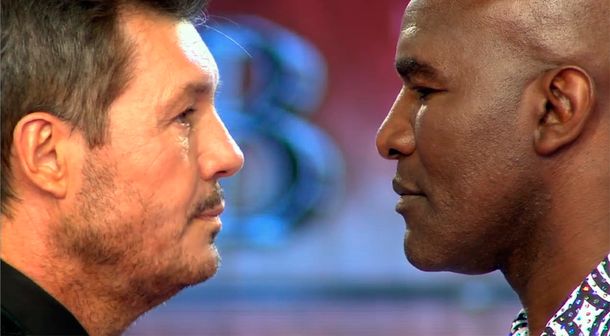Evander Holyfield debutó en ShowMatch: desopilante previa y buen puntaje