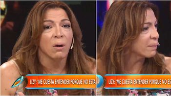 Lizy rompió en llanto al aire Lizy rompió en llanto al aire