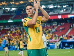 Cristian Volpato jugó el Mundial 2026 con la camiseta de Australia. Cristian Volpato jugó el Mundial 2026 con la camiseta de Australia.