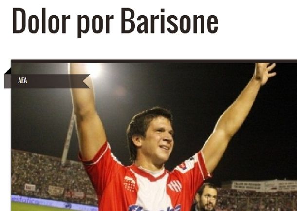 El comunicado de AFA tras el fallecimiento de Diego Barisone