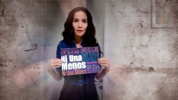 Natalia Oreiro se sumó a la campaña #NiUnaMenos