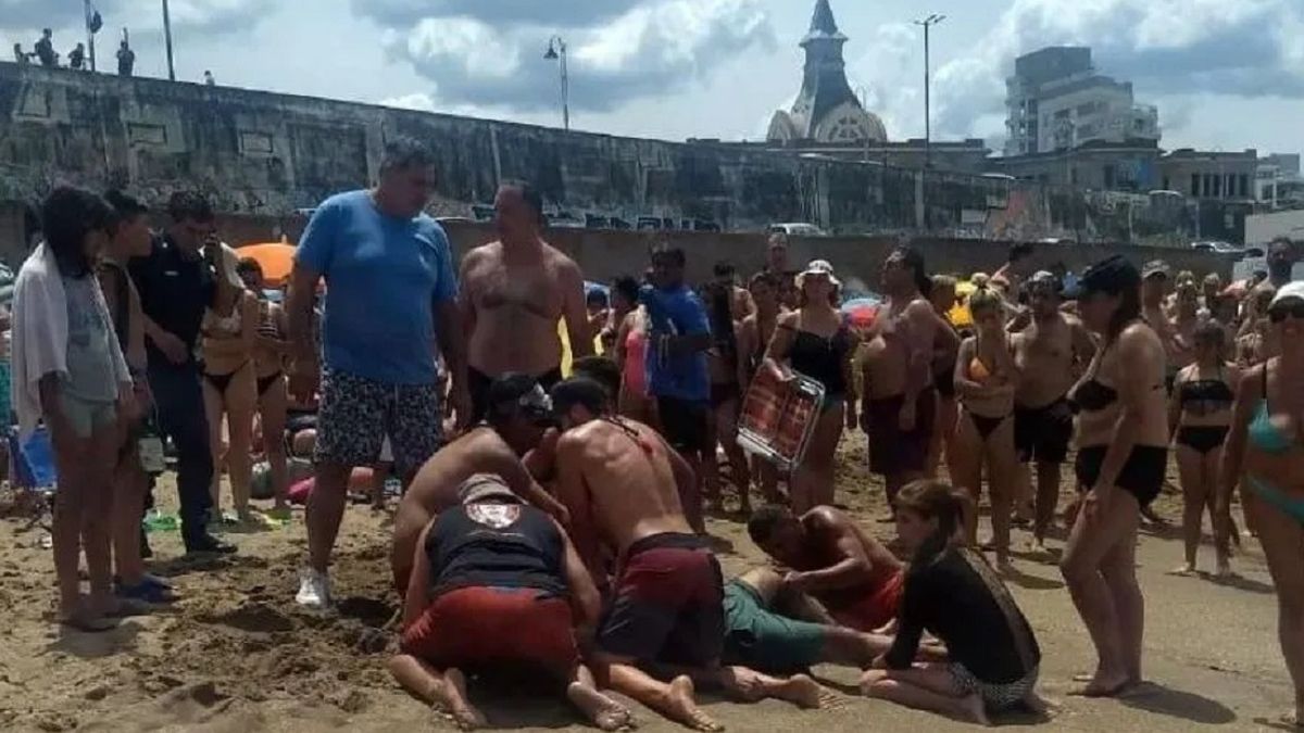 Tragedia en el mar: un hombre murió ahogado en una playa de Mar de Plata