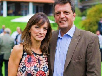 Malena Galmarini y Sergio Massa