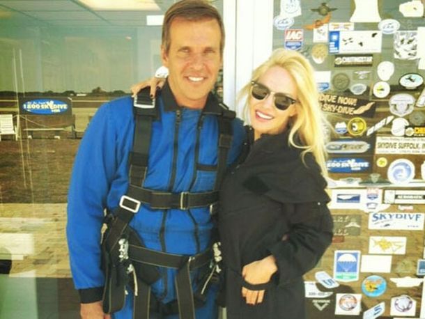 Luciana Salazar y Martín Redrado se tiraron en paracaídas en Miami