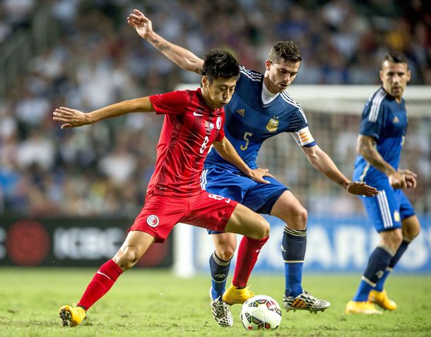 Mirá las fotos de la goleada de Argentina ante Hong Kong