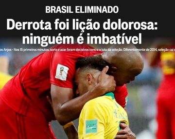 Los medios de Brasil tras la eliminación de Rusia 2018