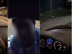 Corrieron una picada por la Ciudad y se filmaron Corrieron una picada por la Ciudad y se filmaron