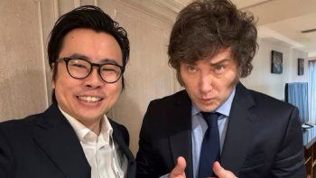 Julien Peh y Javier Milei