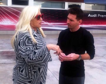 Susana y Messi estuvieron juntos en España
