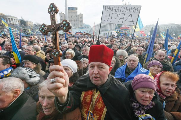Se endurecen las protestas en Ucrania