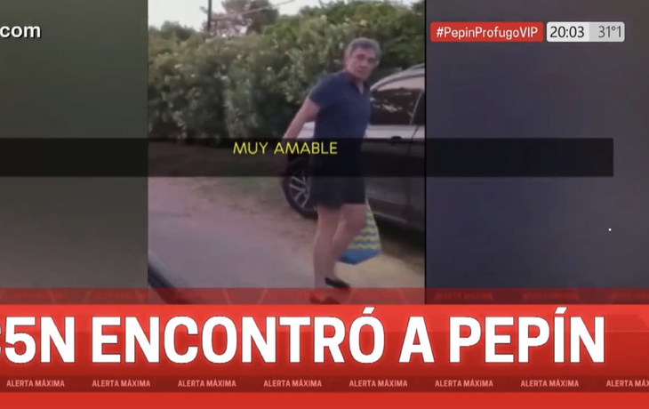 Prófugo VIP: Pepín se fue de Punta del Este tras ser encontrado por C5N