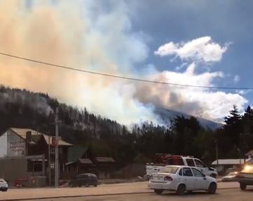 Video: impresionante incendio forestal en El Bolsón