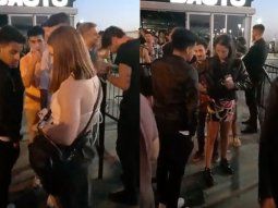 Se hizo pasar por seguridad de un boliche de Mar del Plata y el video es viral